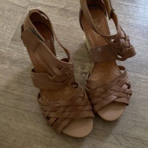 Brown Sandals wedges